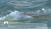 6ème traversée de la baie des Sables à la nage avec palmes