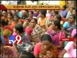 Protests against murder in Vijayawada