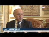 Reportage sur la diplomatie économique avec Laurent Fabius (TF1. 22.04.2013)