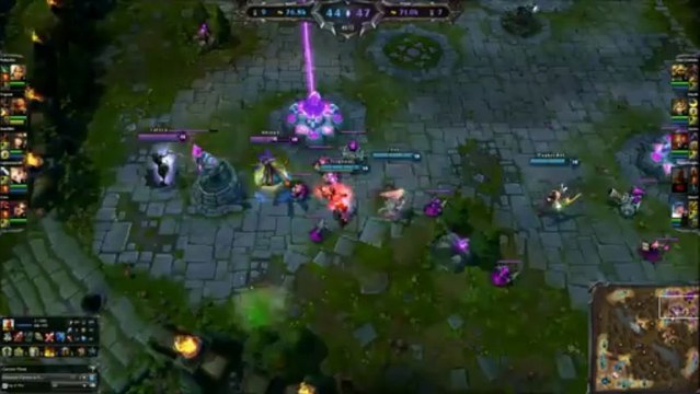 Pentakill en défendant le Nexus - League of legends - team-aaa.com