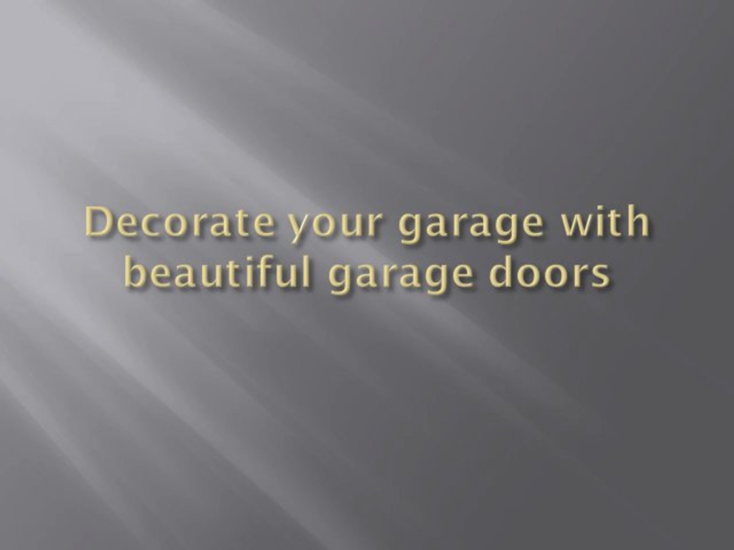 ⁣Decorate your garage with beautiful garage doors