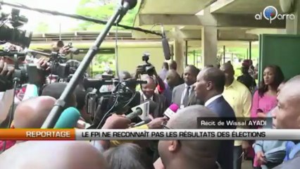 Côte d’Ivoire : Le FPI ne reconnaît pas les résultats du scrutin