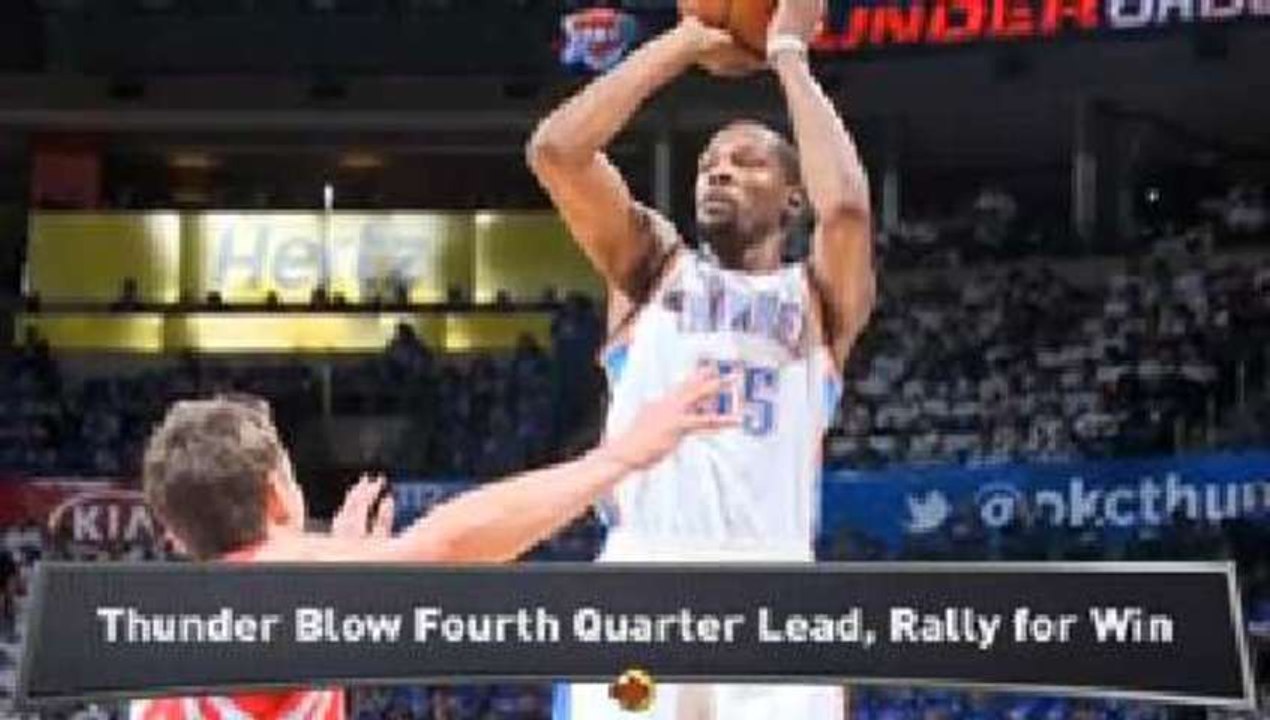 Thunder, Spurs & Pacers All Win at Home