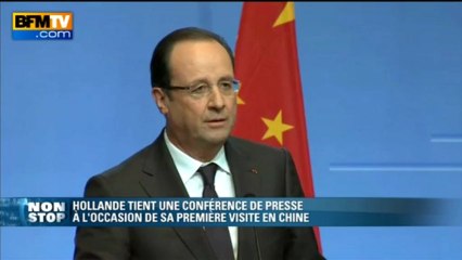 Hollande: "un dialogue politique franc et respectueux" sur les droits de l'Homme - 25/04