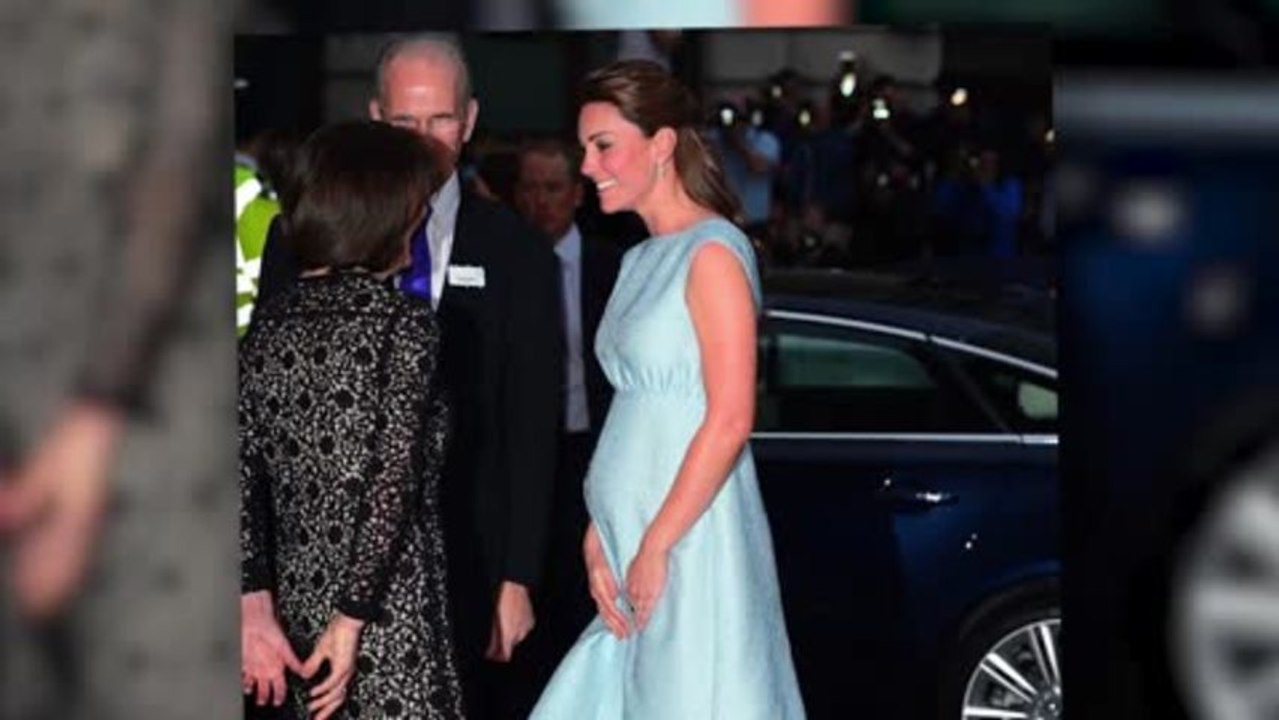 Kate Middleton in Babyblau