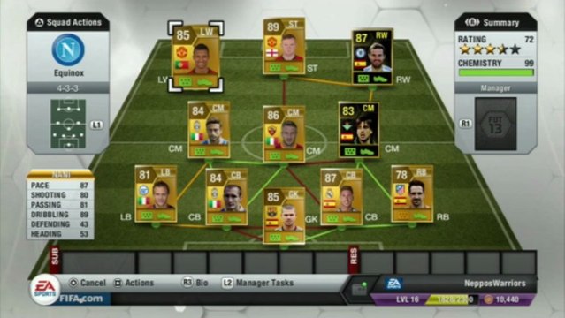 FIFA 13 Ultimate Team - SQUAD BUILDER - Ultimate FIFA Episode 44 - EQUINOX