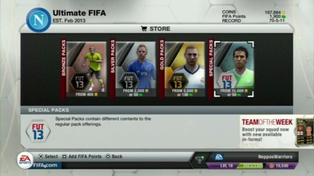 FIFA 13 Ultimate Team - LIVE PACK OPENING - Ultimate FIFA Episode 43 - TOTW HUNT!