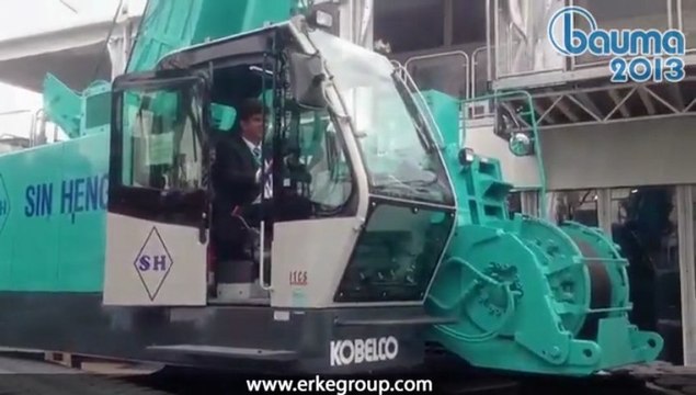 ERKE Dış Ticaret ltd., Kobelco TK750FS Crawler Crane - Bauma 2013 - Munich / Germany - erkegroup.com