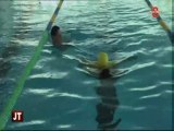 Entrainement en piscine pour les pompiers de Savoie