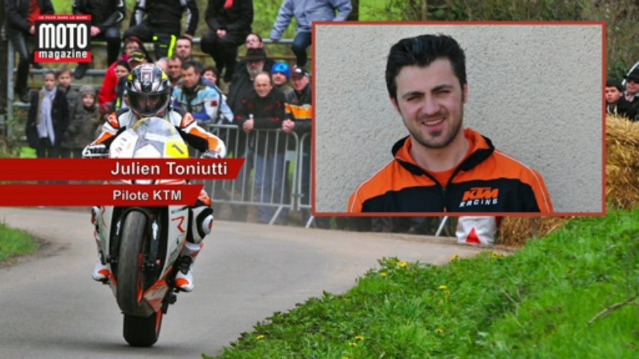 Julien Toniutti pilote de rallye KTM répond à Moto Mag