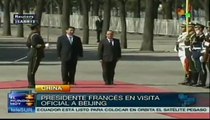 Presidente francés realiza visita oficial a China