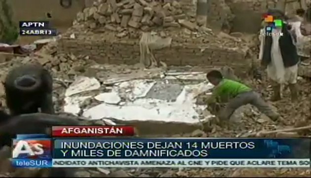 Al menos 14 víctimas por lluvias en Afganistán