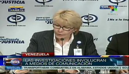 Avanza investigación sobre hechos de violencia en Venezuela