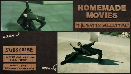 The Matrix - Bullet Time - Homemade Movie (Comparaison)