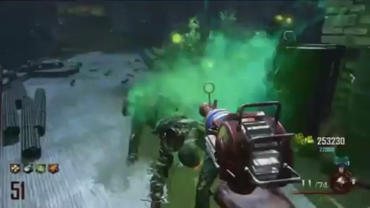 La mejor estrategia de zombies!! - Ronda 50+ - 2 Jugadores - Mob Of The Dead Zombies - Black Ops 2