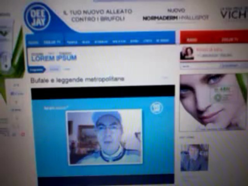 Io a Deejay Tv alla trasmissione Lorem Ipsum 5