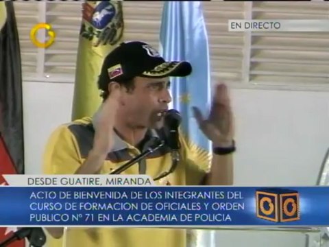 Capriles: Somos el país que menos invierte en la policía nacional en toda América