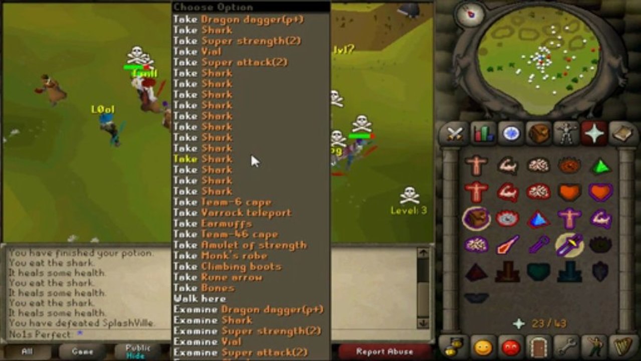 Runescape 2007: No1s Perfect's Pking Highlights