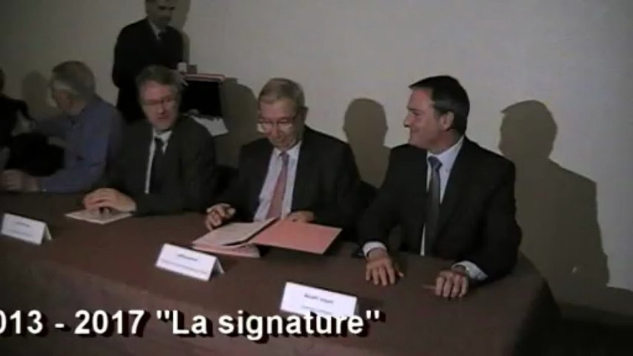 Contrat Territorial Doue 2013 - 2017 La signature