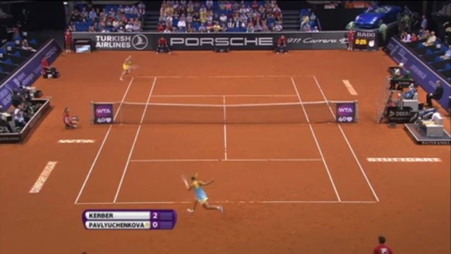Kerber batte Pavlyuchenkova - Stoccarda, 2° turno