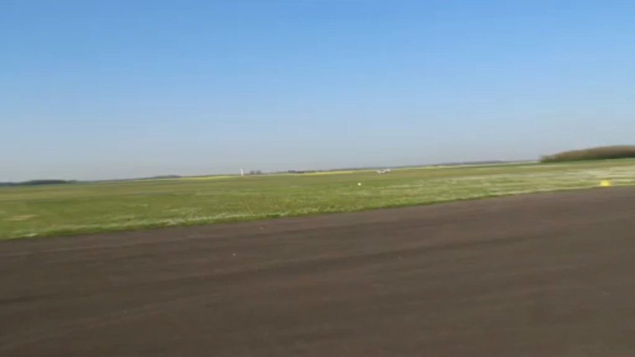 Décollage d'ilario aux manettes