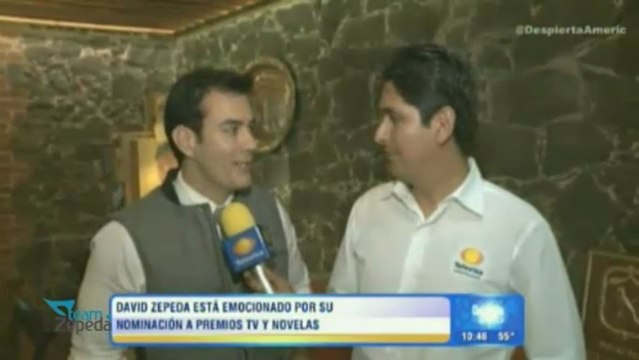 David Zepeda @davidzepeda1 habla sobre su nominación #MejorActorProtagónico Premios TVyNovelas 2013