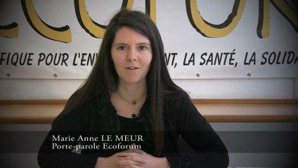 Marie Anne Le Meur d'ECOFORUM : Pour la Marche du 25 Mai à 14 h en haut de la Canebière