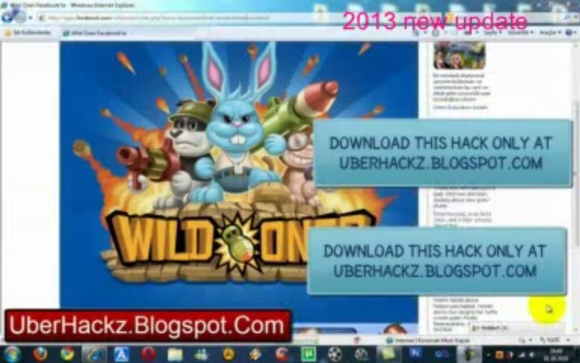Update 16 April 2013 Wild Ones - How to Get FREE Treats Hack Revealed
