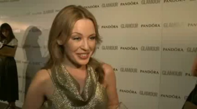 Kylie Minogue - interview after Winning Glamour award 2013