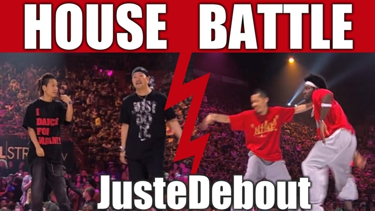 House dance battle : Hyrossi & Shuho (Japan) vs Cebo & Hideki (Canada)