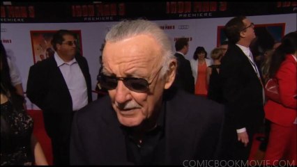 Stan Lee Iron Man 3 Red Carpet