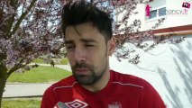 Avant Valenciennes-ASNL avec Thomas Mangani