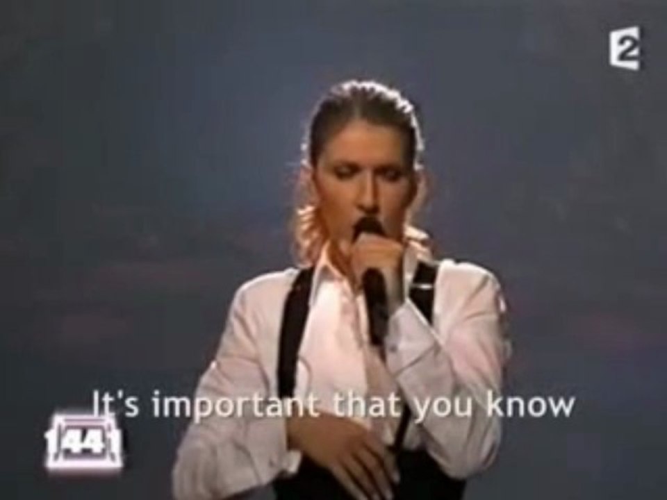 CELINE DION-SO THAT YOU STILL LOVE ME-: FRENCH AND SUB-ENGLISH