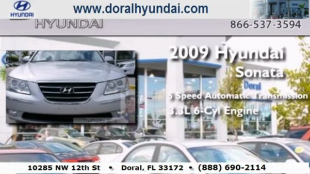 Used Hyundai Sonata Limited 2009 in Miami FL @ Doral Hyundai