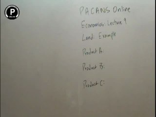 Economics lec 9 Land Example
