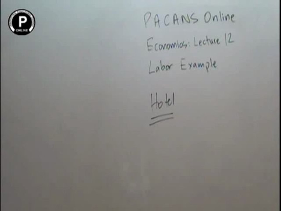 Economics lec 12 Labor example