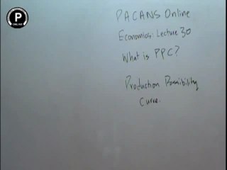 Economics lec 30 what is PPC
