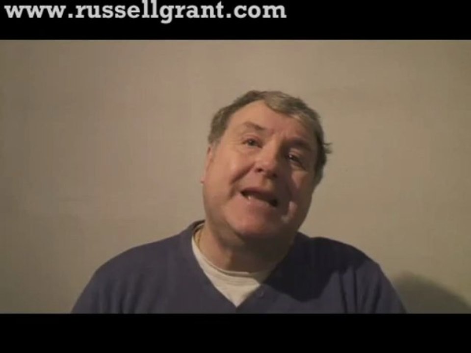 Russell Grant Video Horoscope Scorpio April Friday 26th 2013 www.russellgrant.com