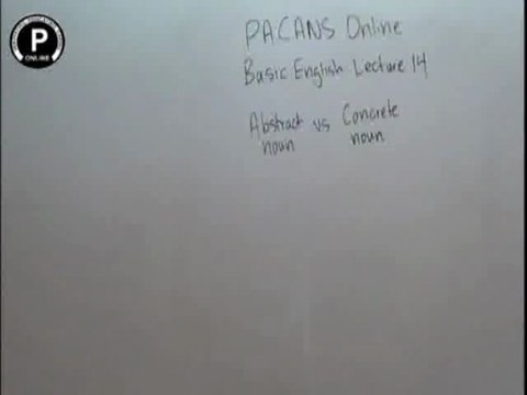 basic english lec 14 Abstract v Concrete Noun