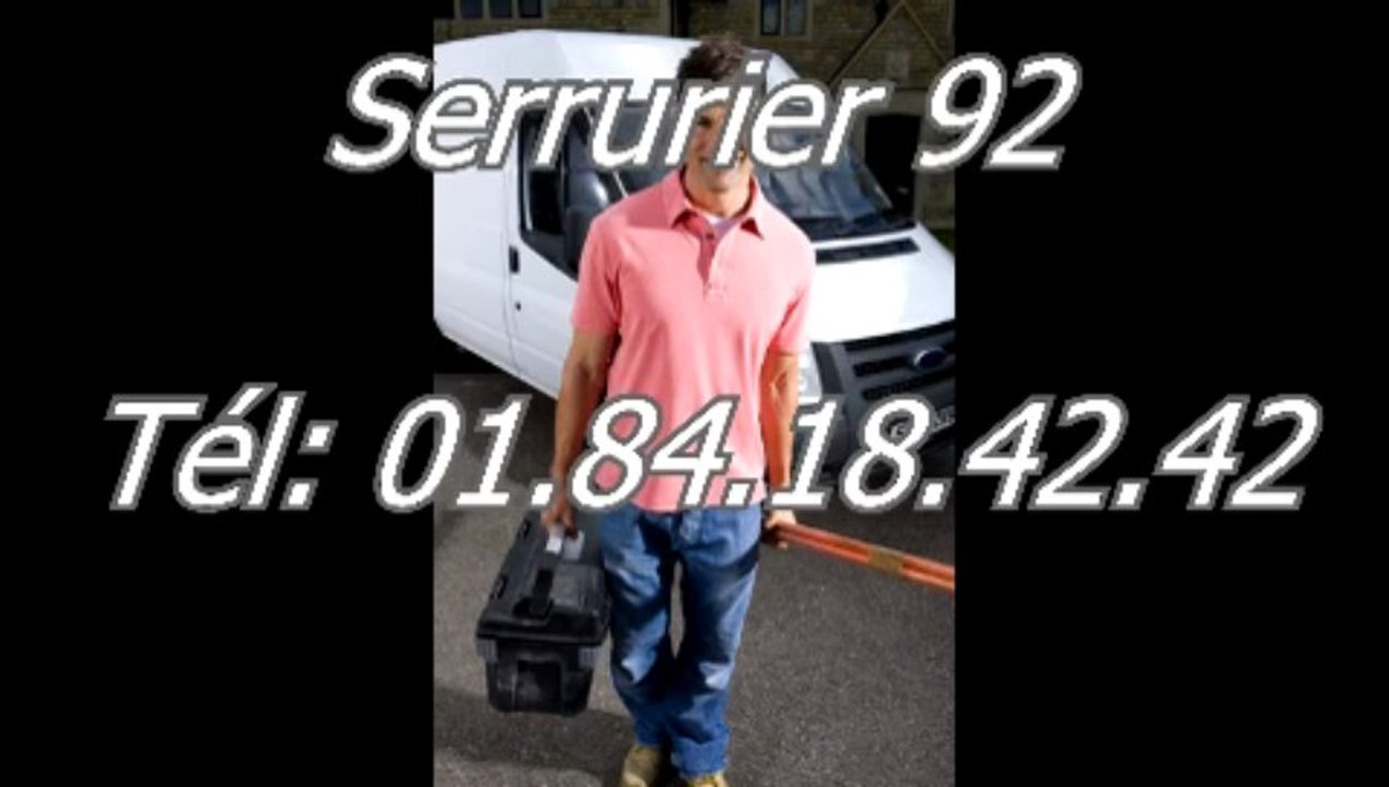 Serrurier 92 Tél: 01.84.18.42.42