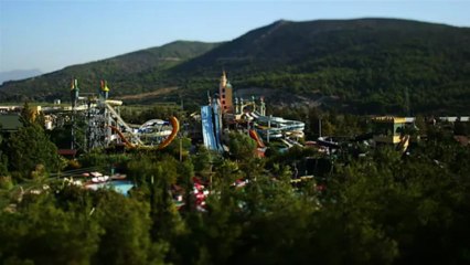 Fancy testing water slides