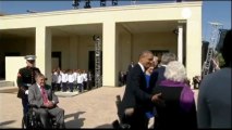 US presidents turn out for opening of George W. Bush library