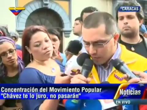 Arreaza a Colectivos chavistas: Quien viole la Constitución tiene que caerle el peso de la ley