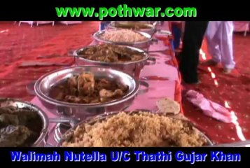 Walimah at Nutella U,C Thathi Gujar Khan