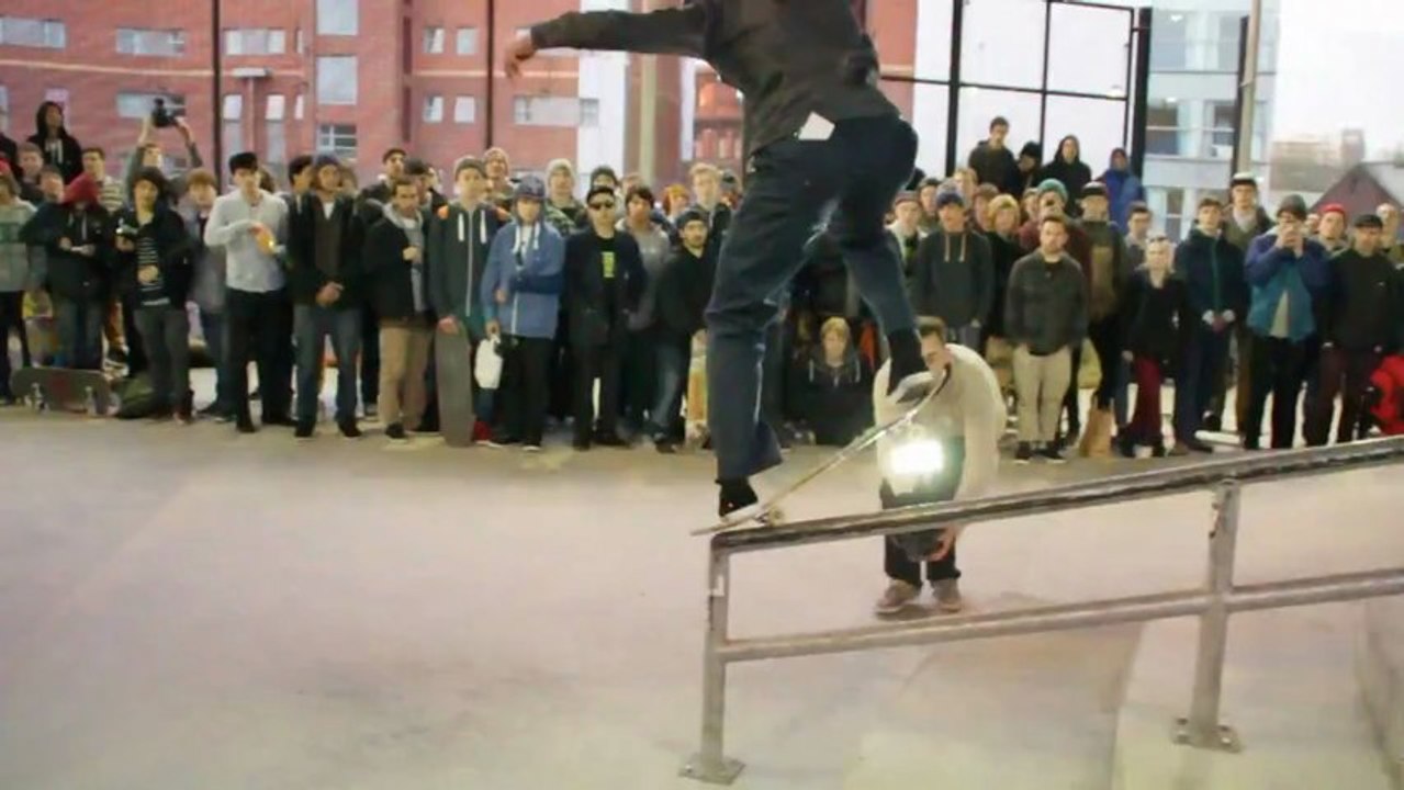 Emerica Manchester Demo - Reynolds, Hsu, Herman.