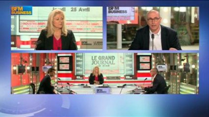 Olivier Duha de Croissance Plus et Christophe Agnus de Sopixi, Le Grand Journal - 25 avril 4/4