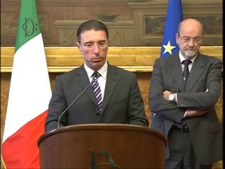 Roma - Le consultazioni di Letta. Val d'Aosta (25.04.13)