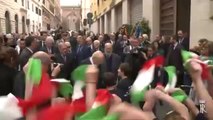 Roma - Napolitano in occasione del 68° anniversario della Liberazione (25.04.13)