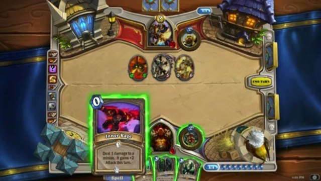 Hearthstone : Heroes of Warcraft - Déroulement d'une partie (Paladin vs Guerrier)