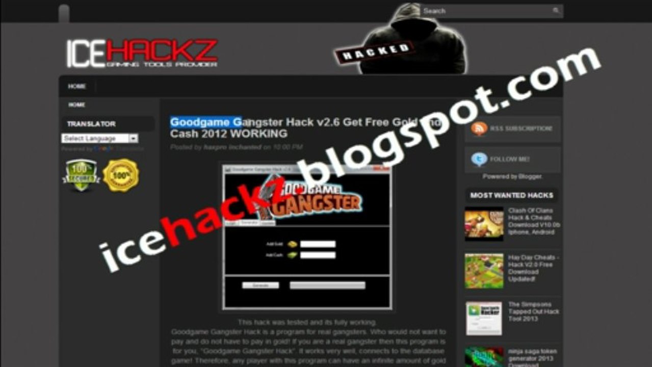Goodgame Gangster Hack